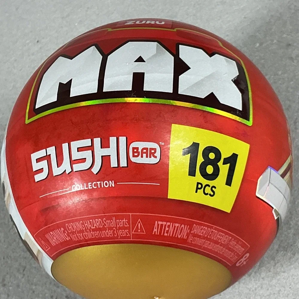 ZURU MAX Sushi Bar Collection 181 PCS Building Set Capsule New Sealed